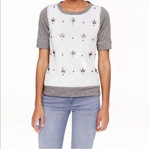 J.CREW COLLECTION Jeweled Sweatshirt